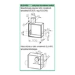 ELS-GU - sülyesztett ventilátorház ELS típushoz