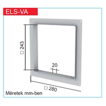 ELS-VA - Előfalas adapterkeret