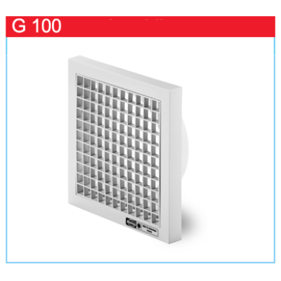 G 100 - külső fali rács