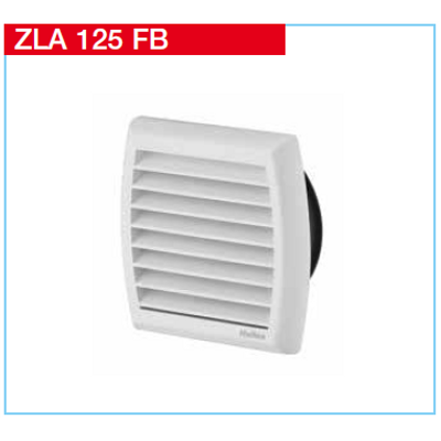 ZLA 125 FB - külső rács, rovarvédő hálóval